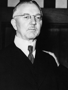 Image of Hjalmar Schacht (1877-1970) German financier, President