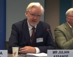 Julian Assange's Address to the Parliamentary Assembly of the Council of Europe 