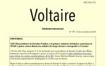 Voltaire, Actualidad Internacional, #109