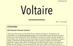 Voltaire, internationale Nachrichten, N° 91