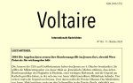 Voltaire, internationale Nachrichten, #103