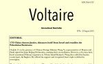 Voltaire, actualité internationale, n°96