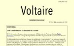 Voltaire, Actualidad Internacional, #107