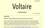 Voltaire, International Newsletter N°79