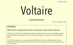 Voltaire, International Newsletter N°106