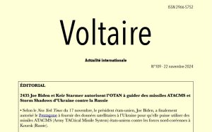 Voltaire, actualité internationale, n°109