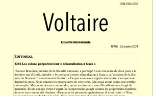 Voltaire, actualité internationale n°105