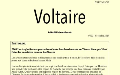 Voltaire, actualité internationale, n°103