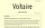 Voltaire, International Newsletter N°92