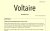 Voltaire, International Newsletter N°108