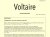 Voltaire, International Newsletter N°107